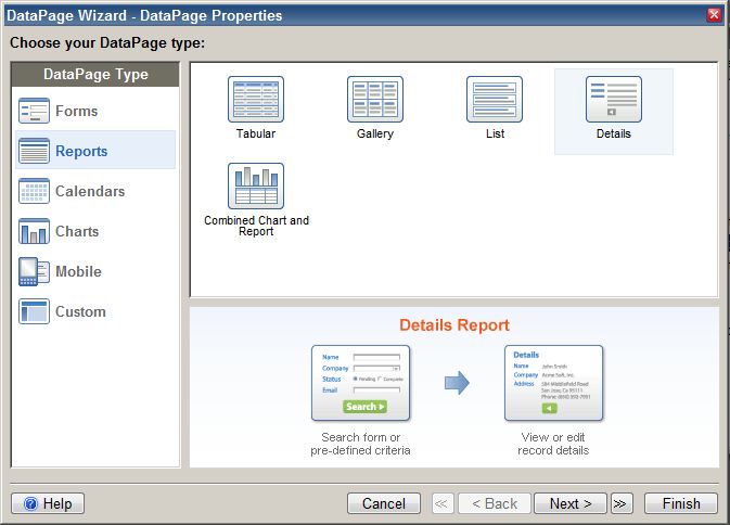 caspio details report