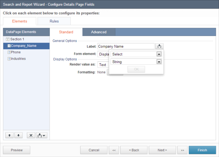 Creating Dynamic Labels Using Parameters - Caspio Online Help