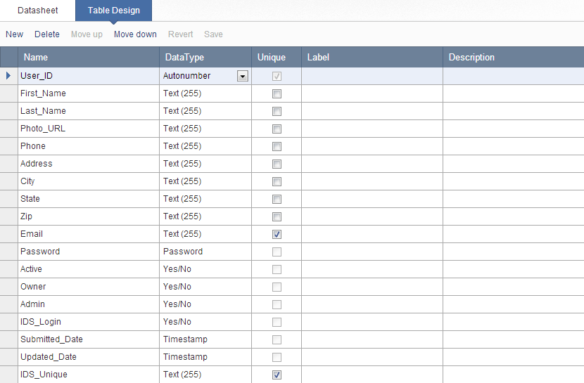 Password Recovery Forms - Caspio Online Help