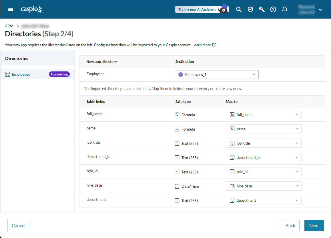 Screenshot showing the installation process.