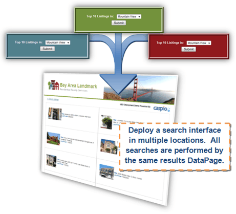 image, deployment, search interface, DataPage, Screenshot